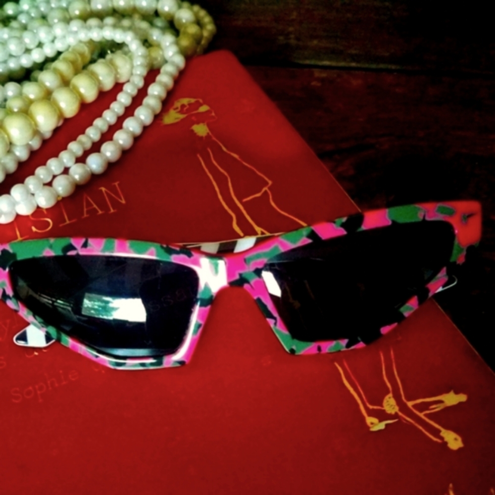 Prada. Multi-Color Camo Sunglasses. Mint. NWOT